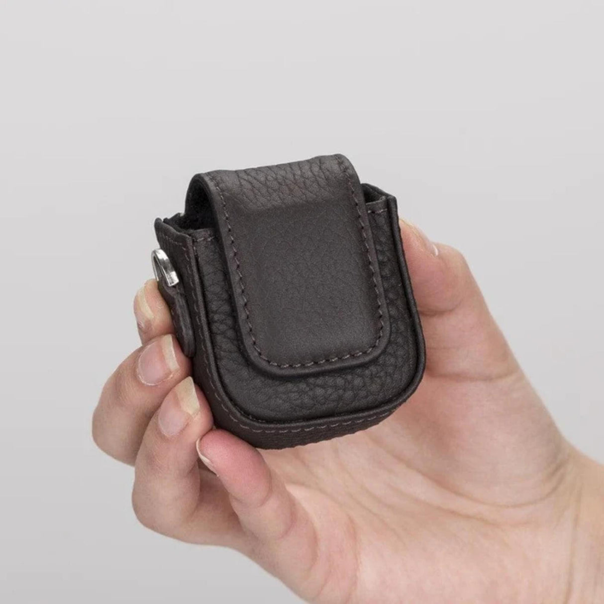 Aurora Luxury Leather AirPods Case with Attached Wrist Strap