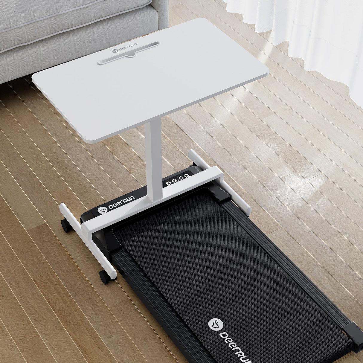 DeerRun Q1 Urban Mini Under-Desk Treadmill with Remote Control