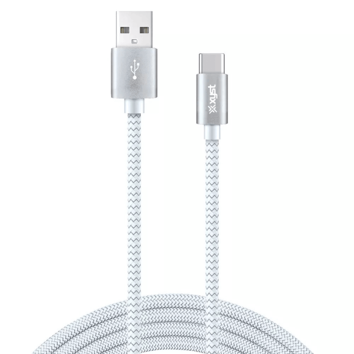 Xyst Charge and Sync USB to USB-C Braided Cable 10Ft