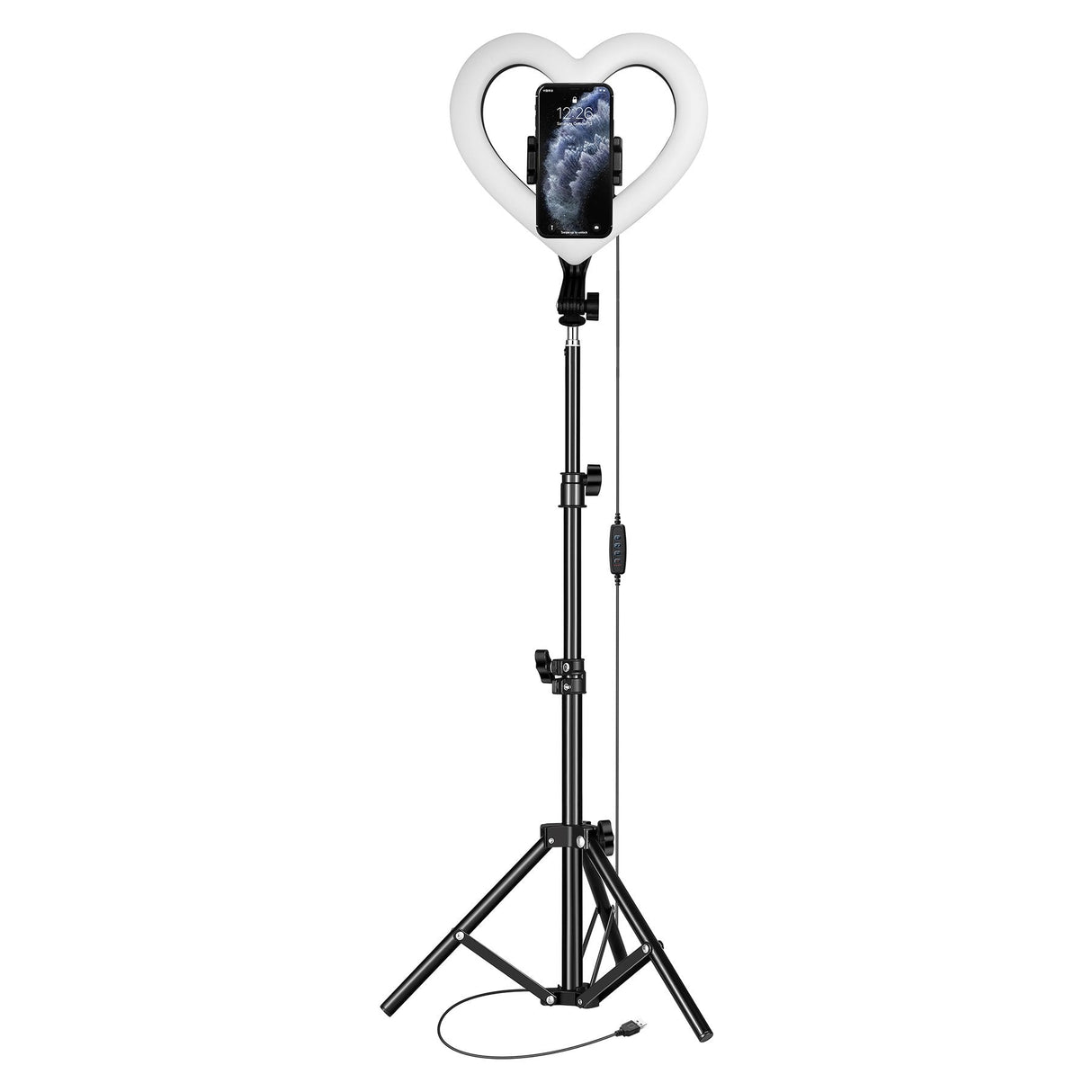 Supersonic PRO Live Stream 10” Heart Shaped Selfie Ring Light (SC-2310SRH)