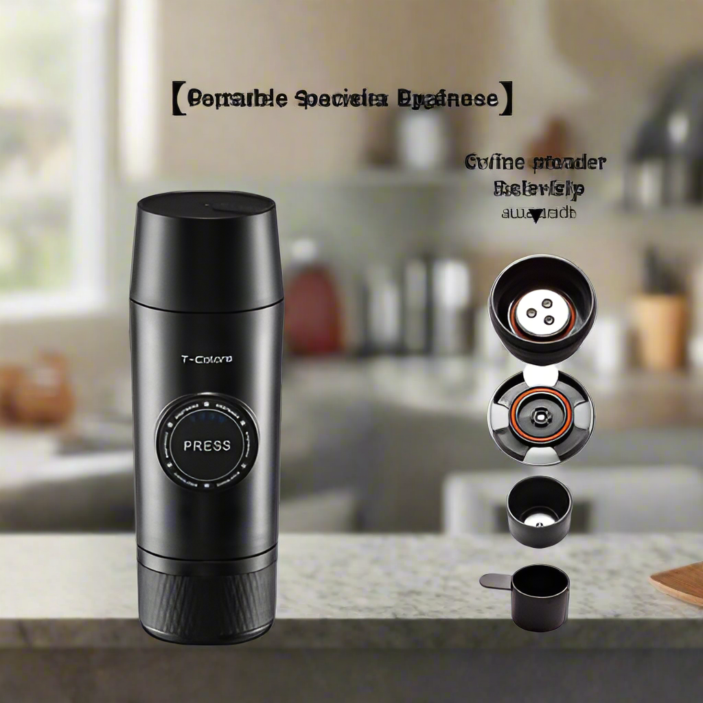 Mini Espresso Coffee Maker Portable Rechargeable Mech