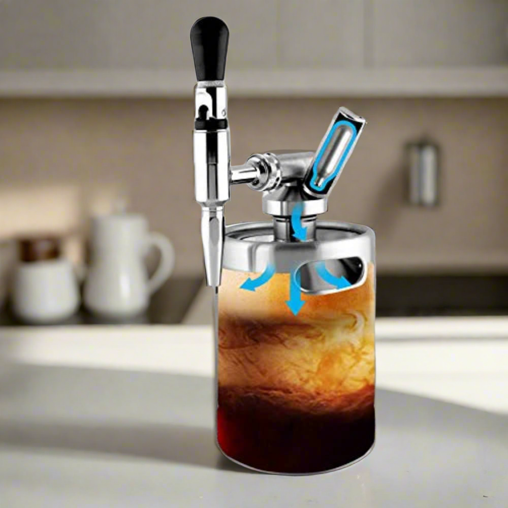 Nitrogen Coffee Machine Stainless Steel Coffee Barrel