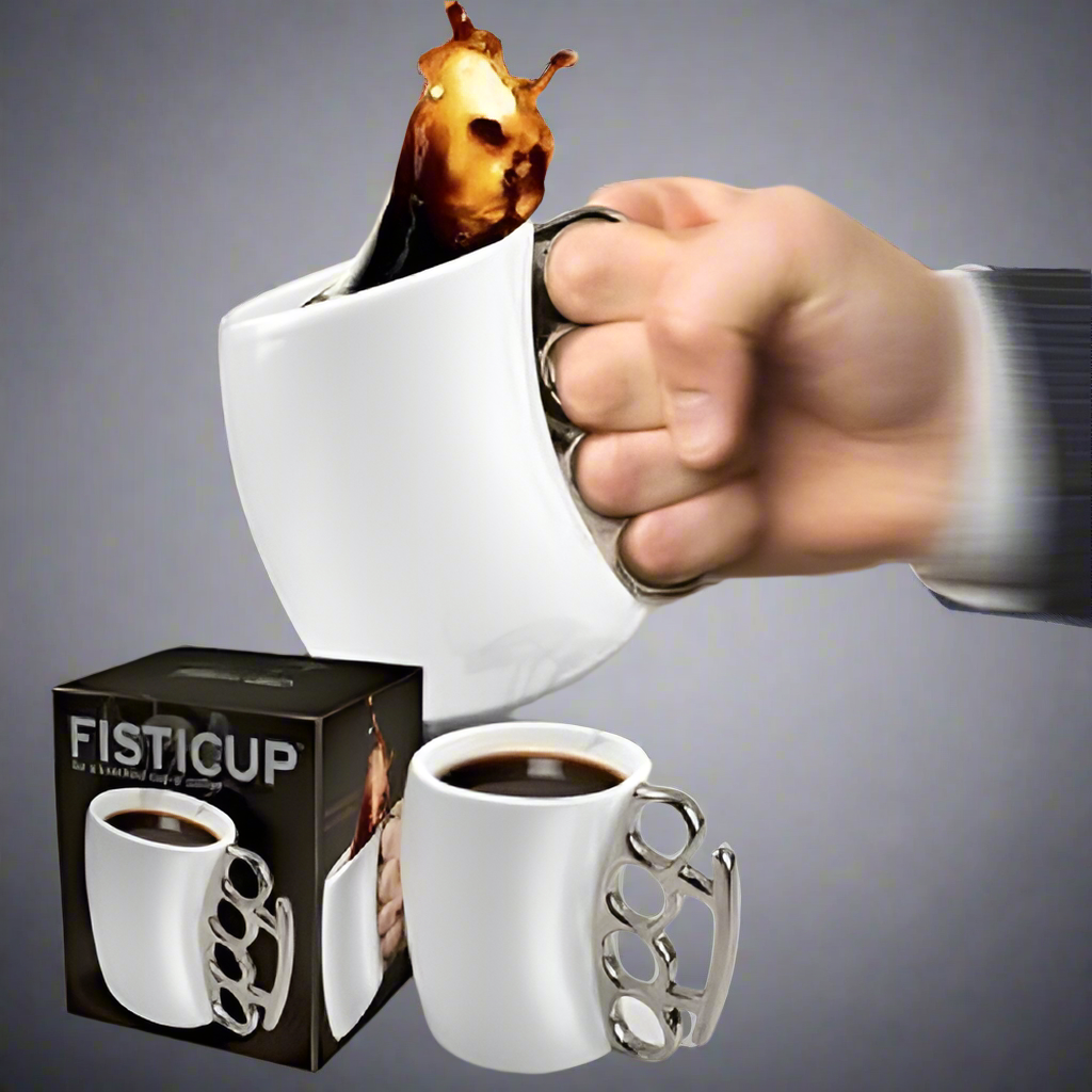 Boxing Ceramic Coffee Cup 14oz