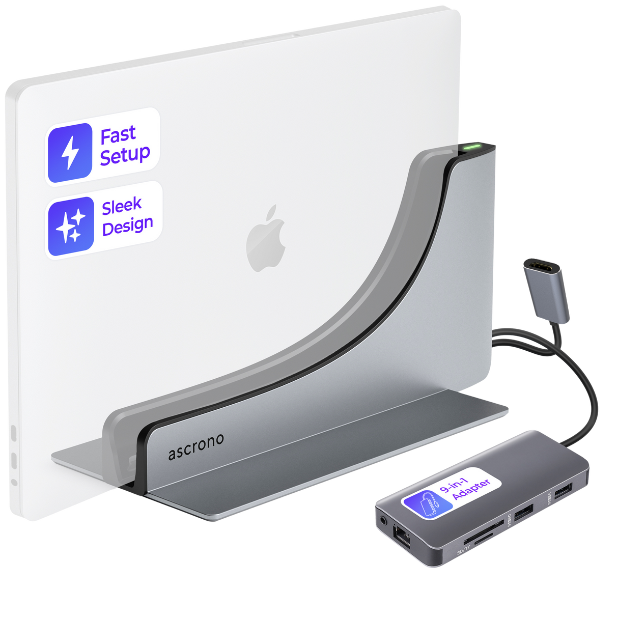 Ascrono® MacBook Docking Station