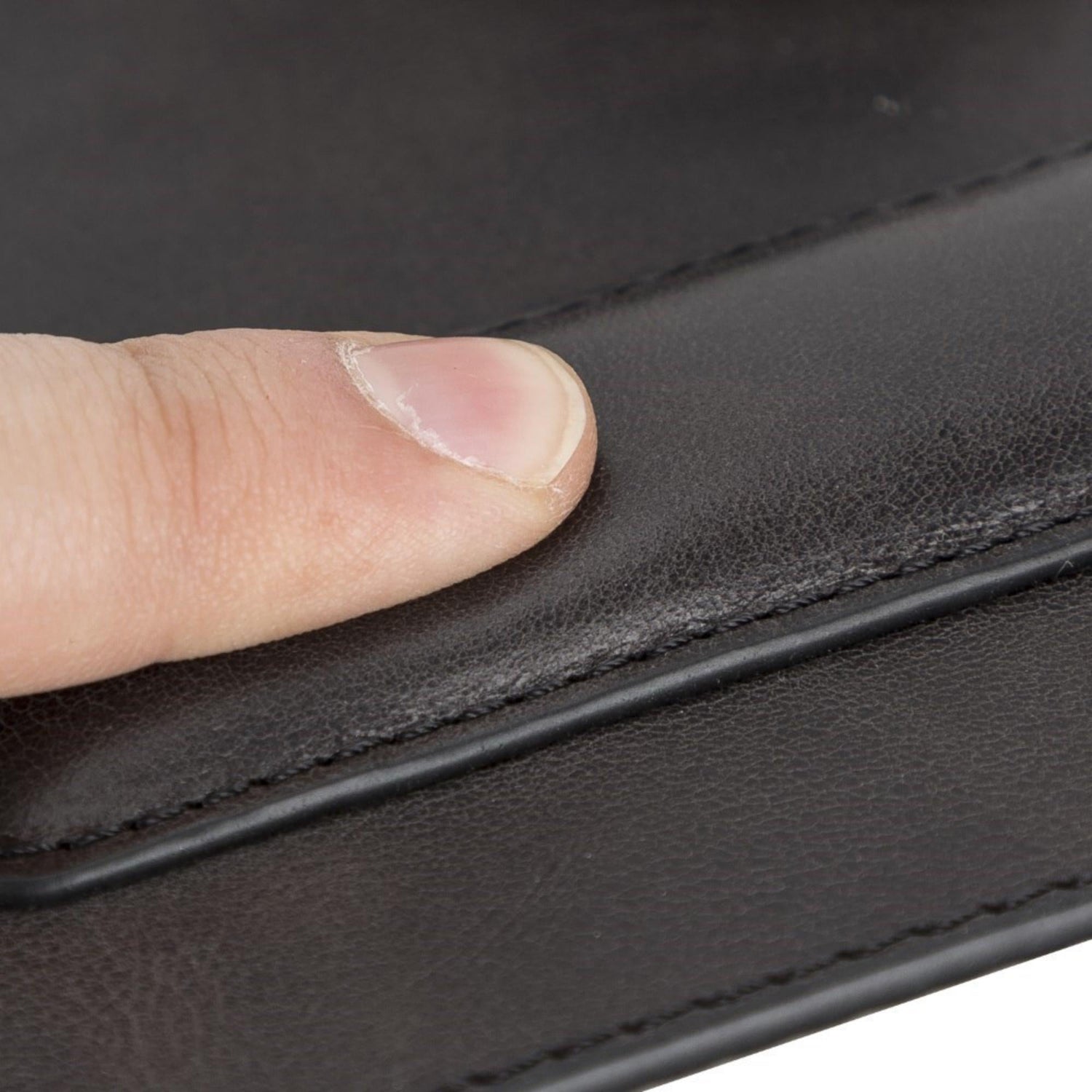 Boulder Full-Grain Leather Mouse Pad with Hand Support