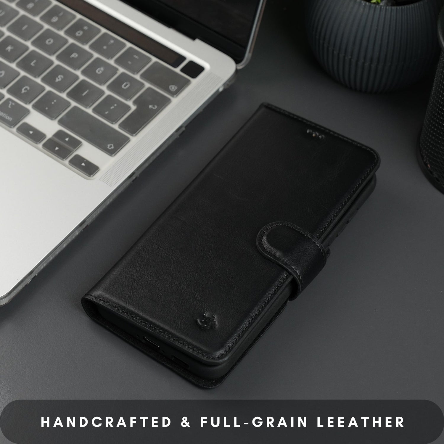 Buffalo Leather Samsung Galaxy S24 Plus Wallet with Detachable Case
