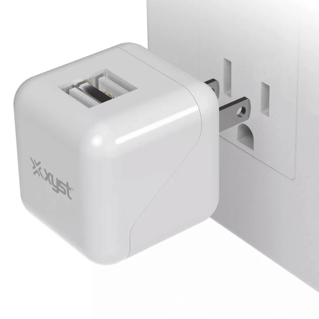 Xyst 2.4-Amp Dual USB Foldable Wall Charger