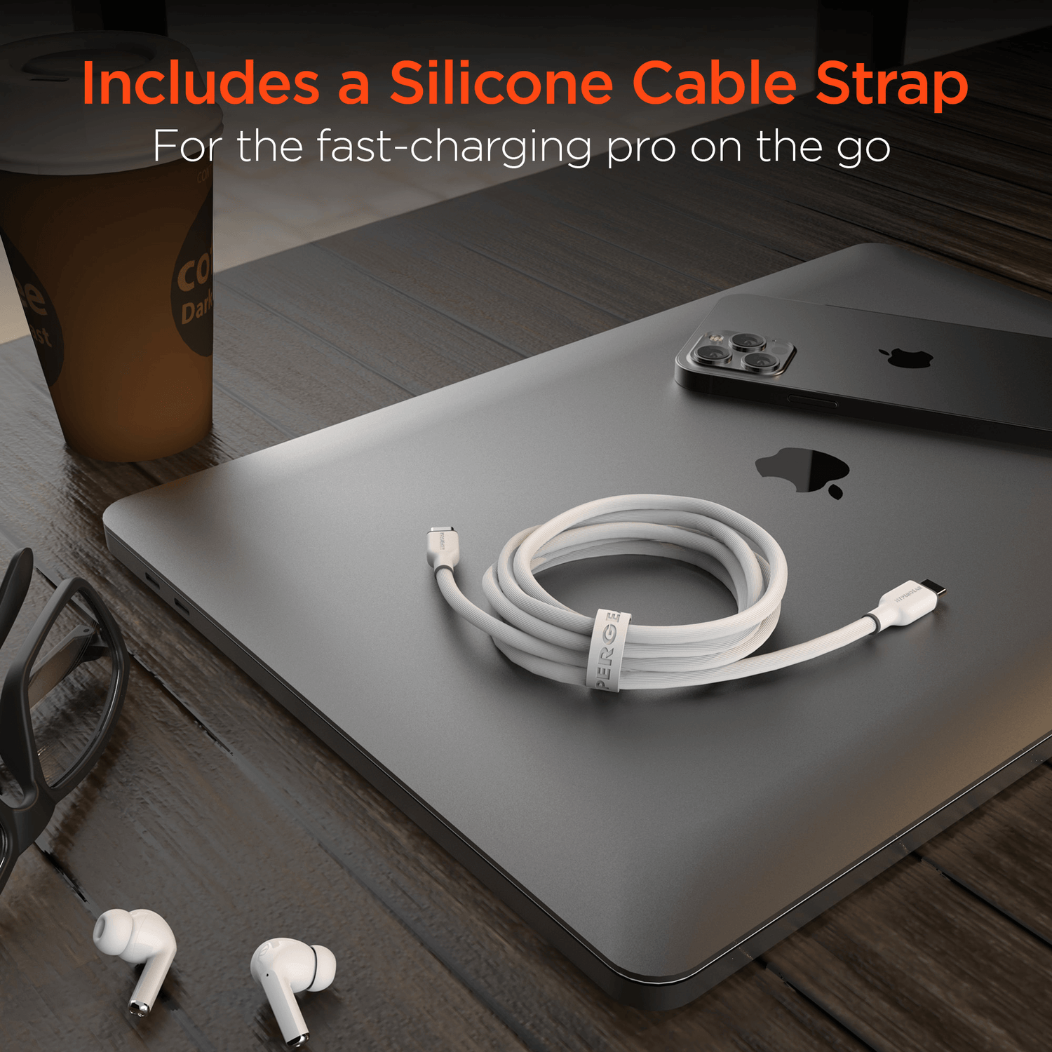 HyperGear Flexi PRO USB-C to USB-C Cable 4ft
