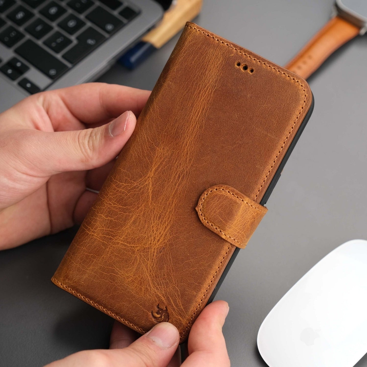 Casper iPhone 16 Pro Max Wallet Case Leather MagSafe