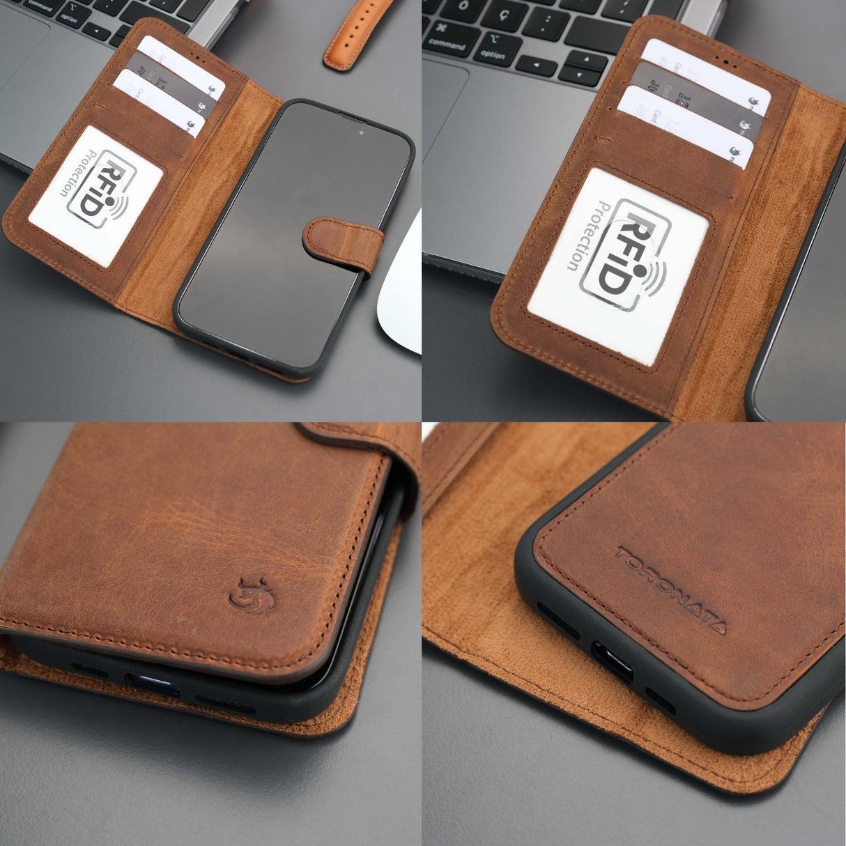 Casper Leather iPhone 14 Pro Max Wallet Case | MagSafe