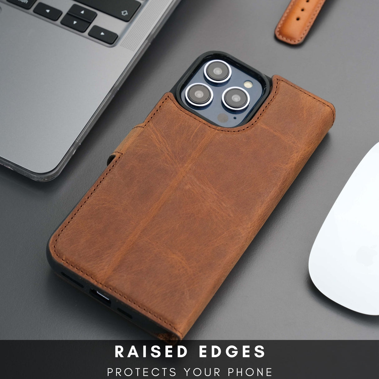 Casper Leather iPhone 14 Pro Wallet Case | MagSafe