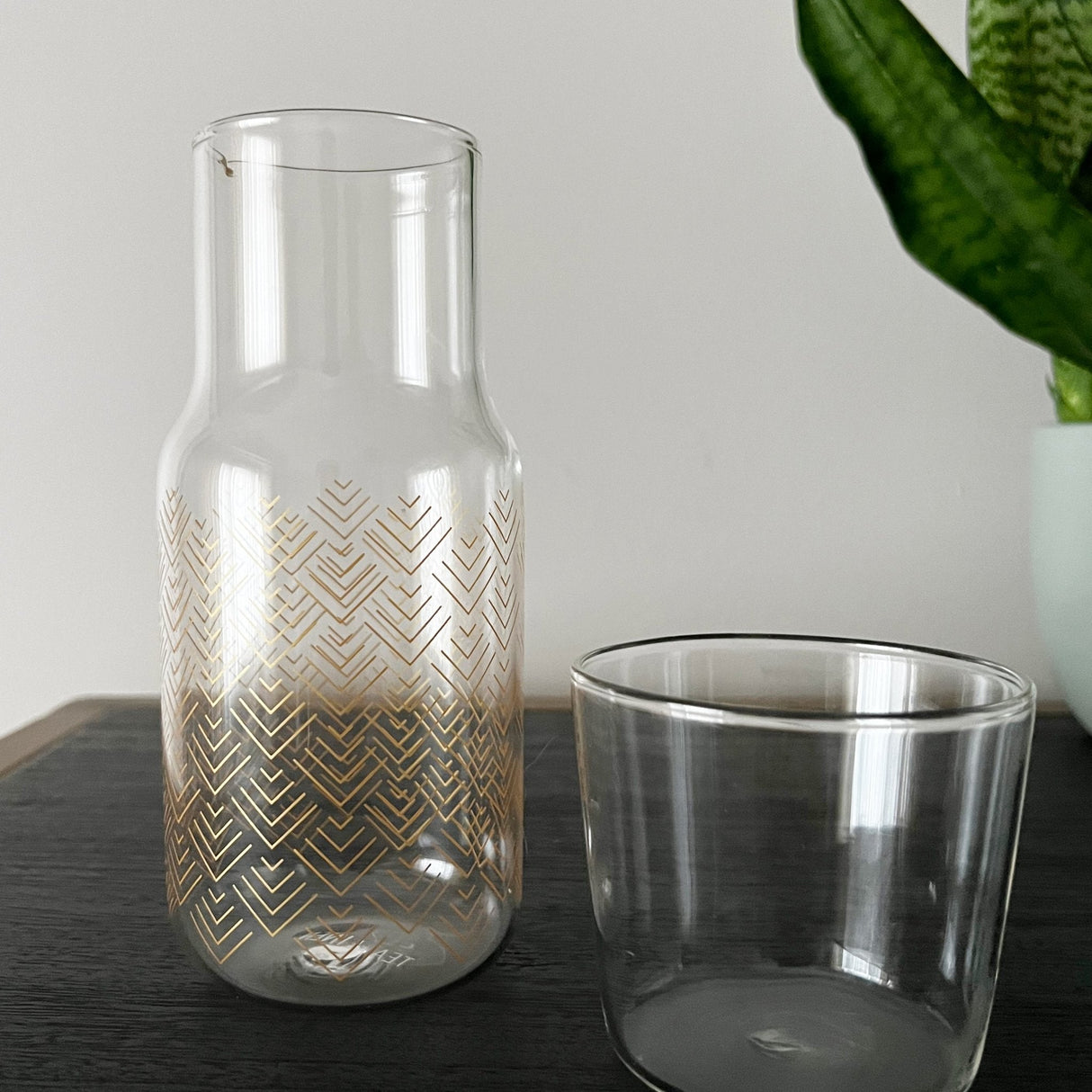 Chevron Bedside Carafe