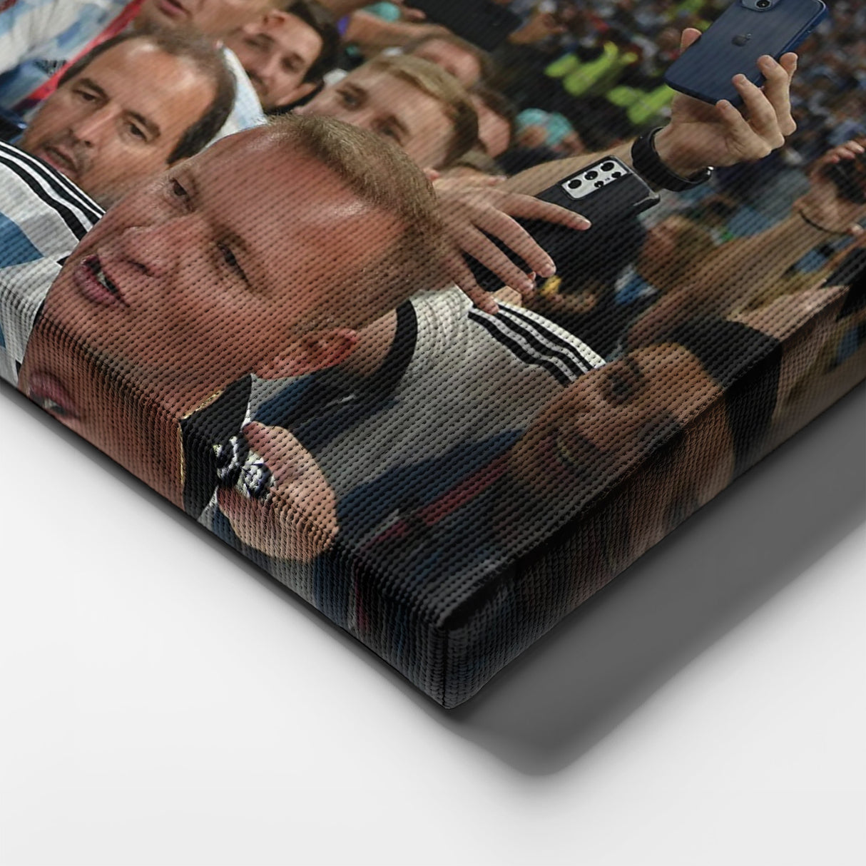 Lionel Messi World Cup Celebration Canvas Art - Soccer Wall Decor Poster