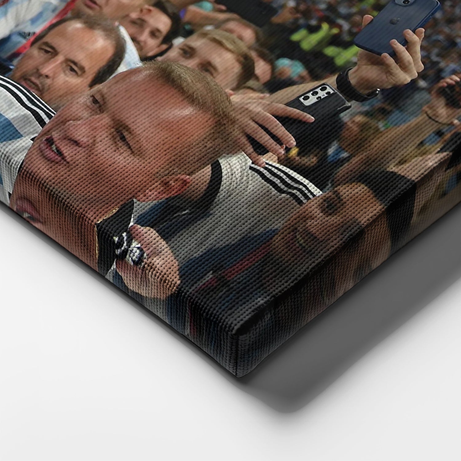 Lionel Messi World Cup Celebration Canvas Art - Soccer Wall Decor Poster