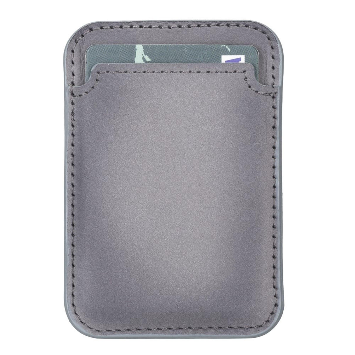 Cortland Full-Grain Leather Card Holder Wallet with Magnet