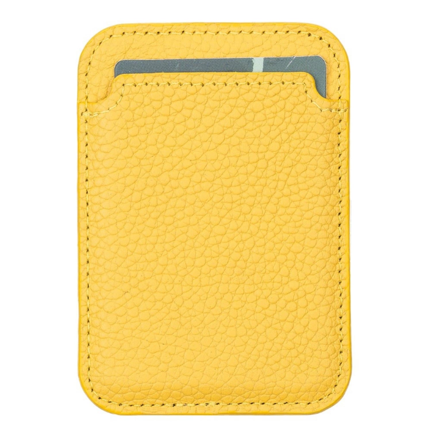 Cortland Full-Grain Leather Card Holder Wallet with Magnet