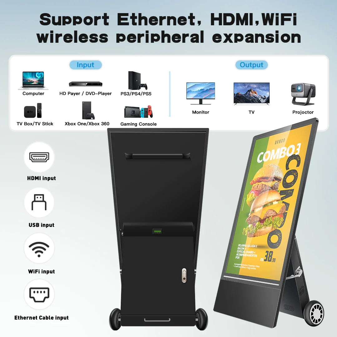 REHISK 43" Outdoor Digital Kiosk RE43OSD1