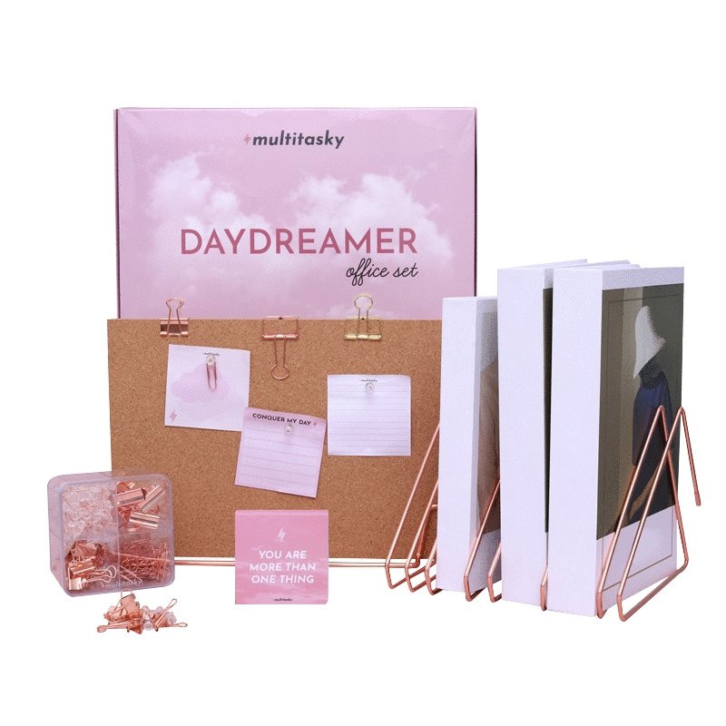 Daydreamer Rose Gold Office Accessories Gift Set