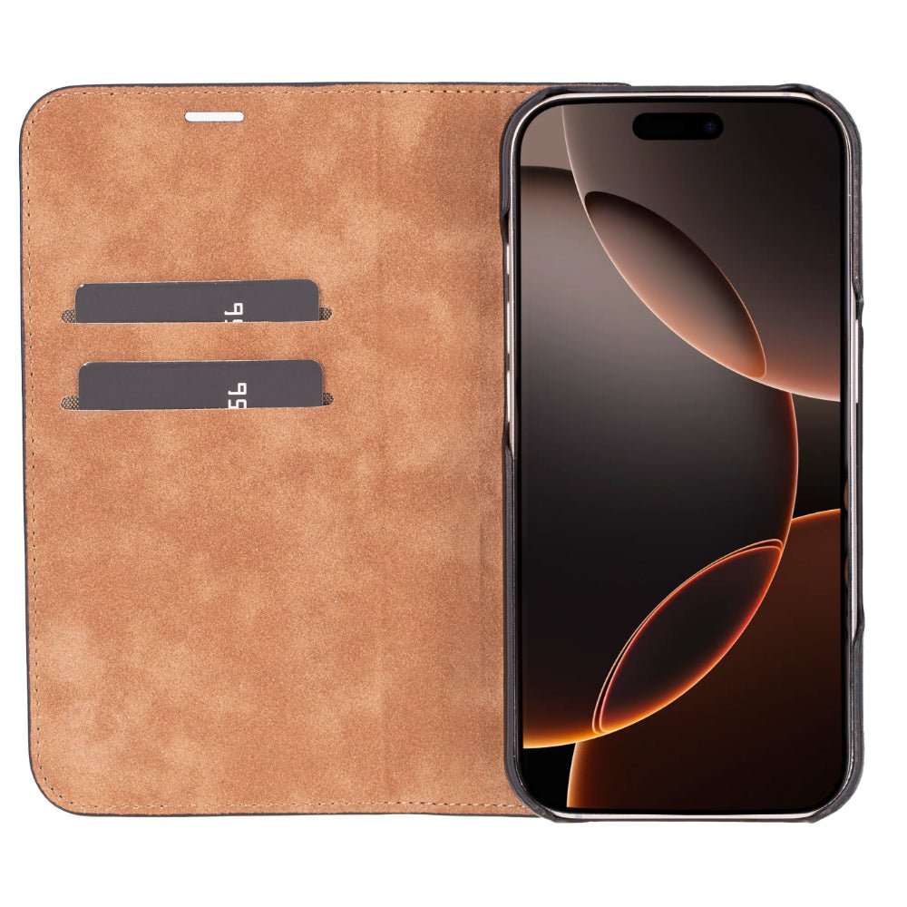 Decatur Leather iPhone 16 Pro Folio Case