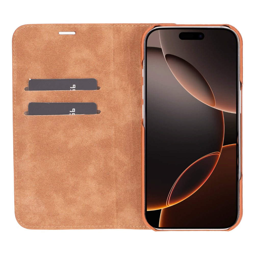 Decatur Leather iPhone 16 Pro Folio Case