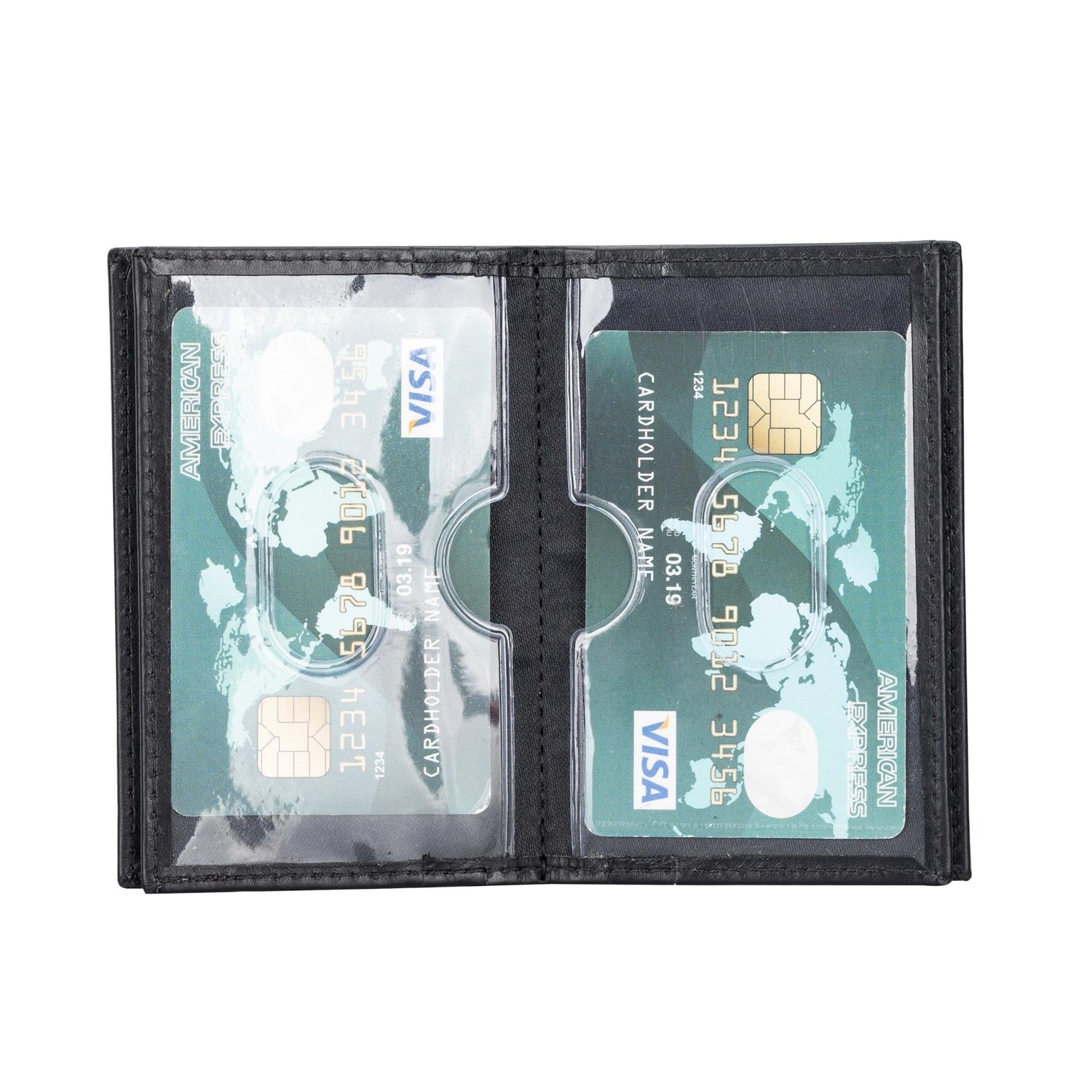 Denver Luxury Full-Grain Leather Cardholder for Men