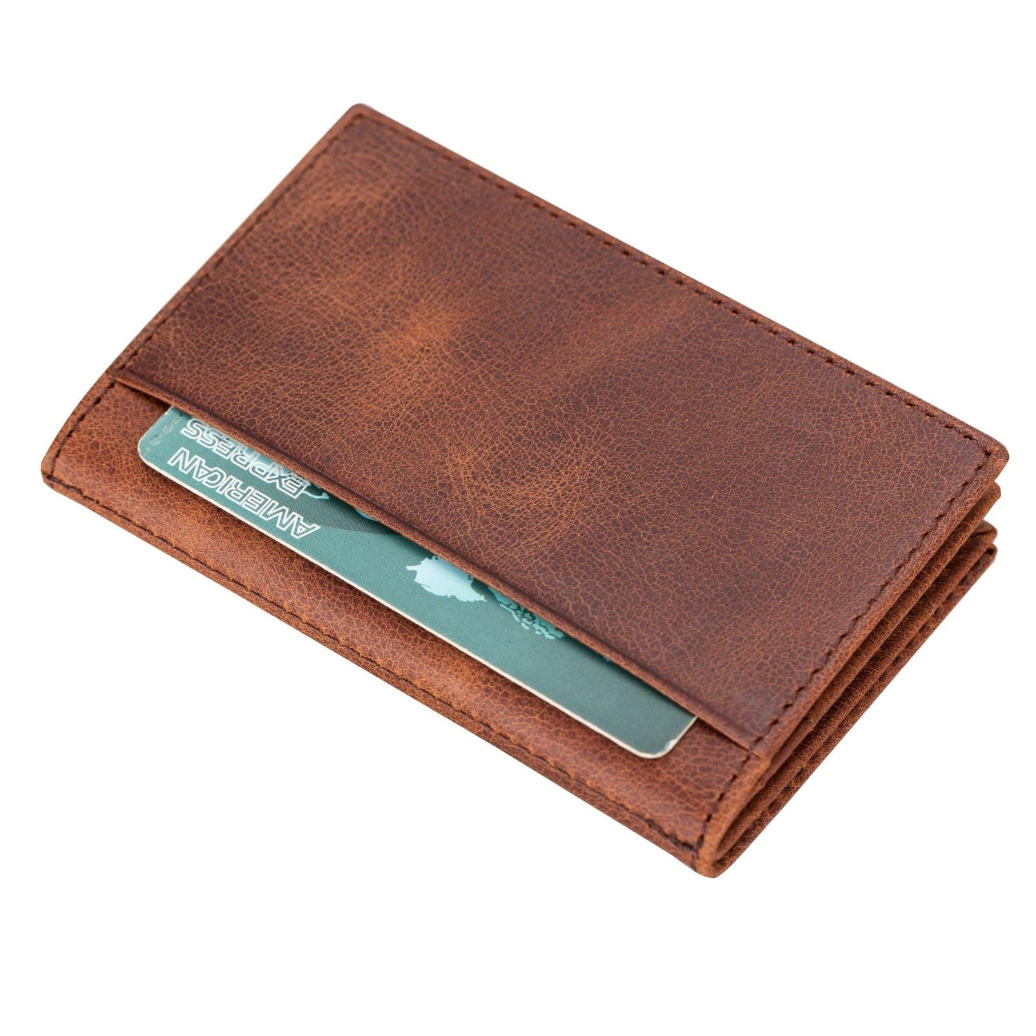 Denver Luxury Full-Grain Leather Cardholder for Men