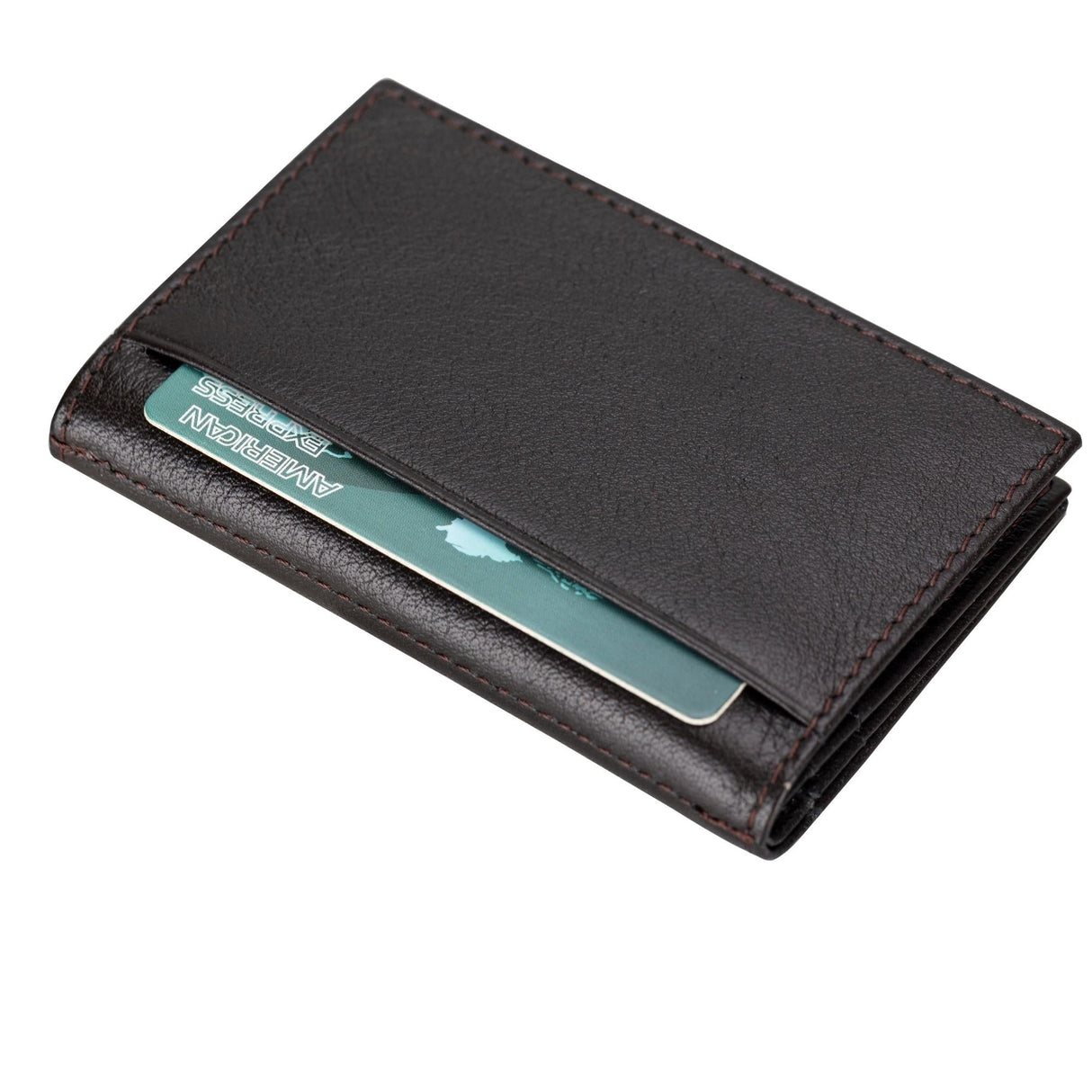 Denver Luxury Full-Grain Leather Cardholder for Men