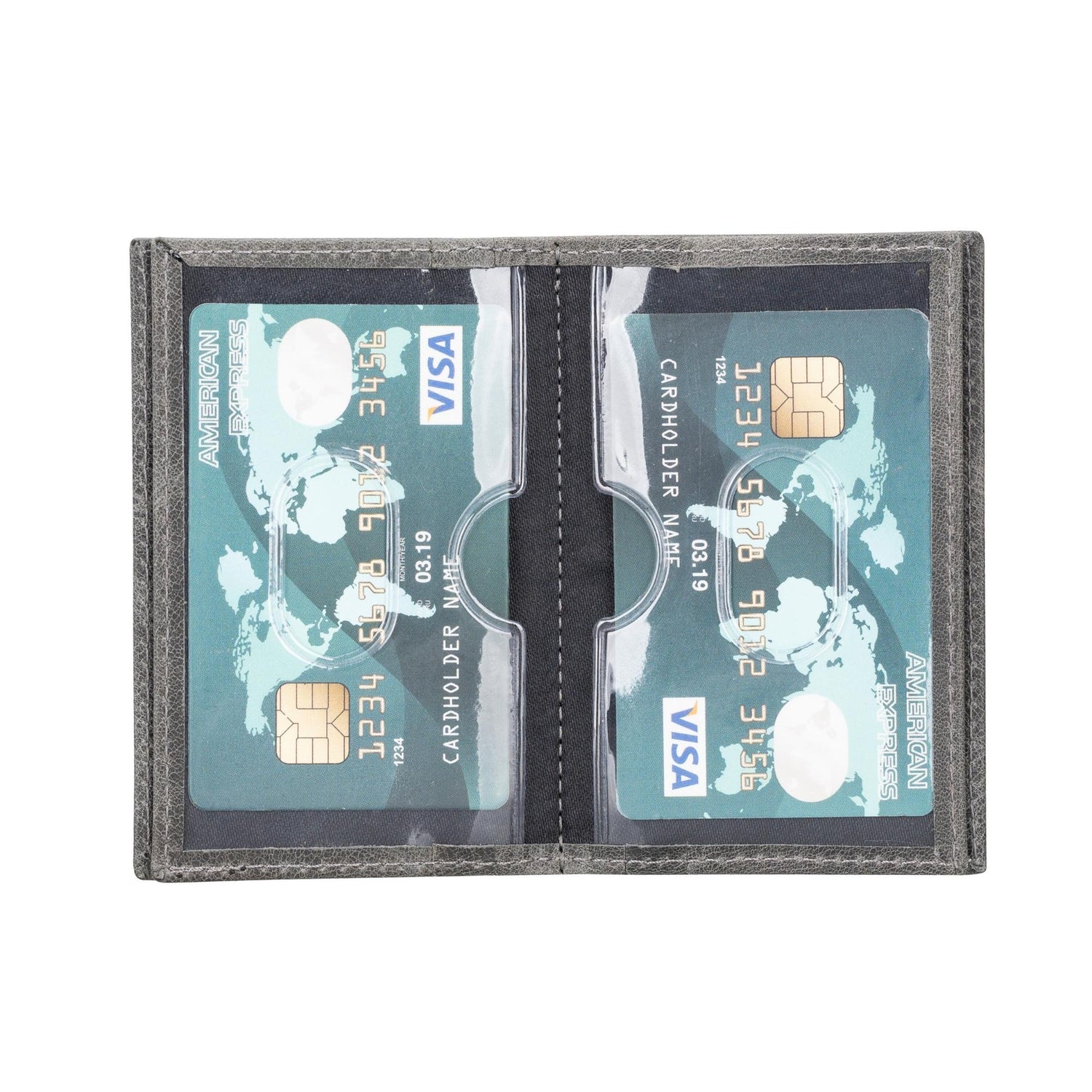 Denver Luxury Full-Grain Leather Cardholder for Men