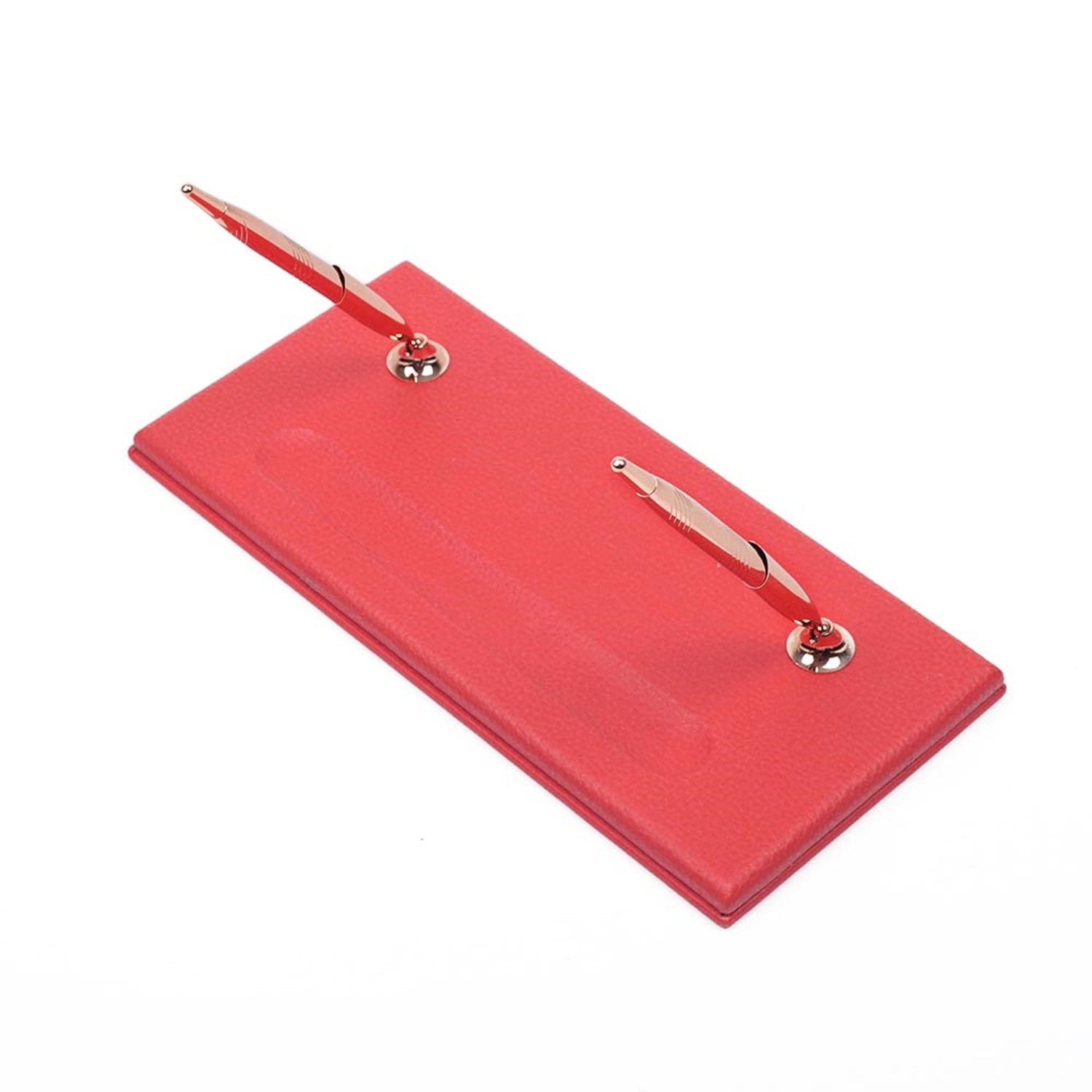 MOOG Leather Desk Set - Red- 2 PCS
