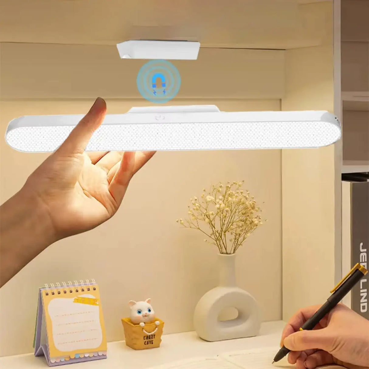 Dimmable Touch Wall Reading Light – Magnetic, Wireless & Portable