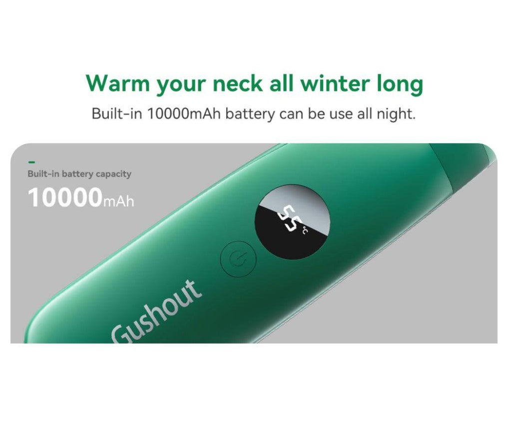 10000mah Rechargeable Neck Warmer,for Necks Up to 8 inches Wide