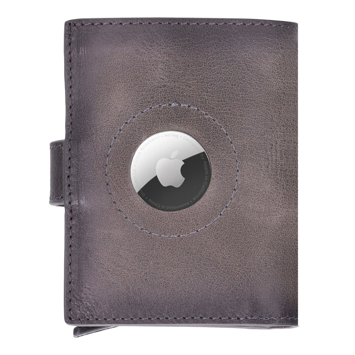 Douglas Genuine Leather Pop-Up Wallet with AirTag Slot - RFID Blocking Cardholder