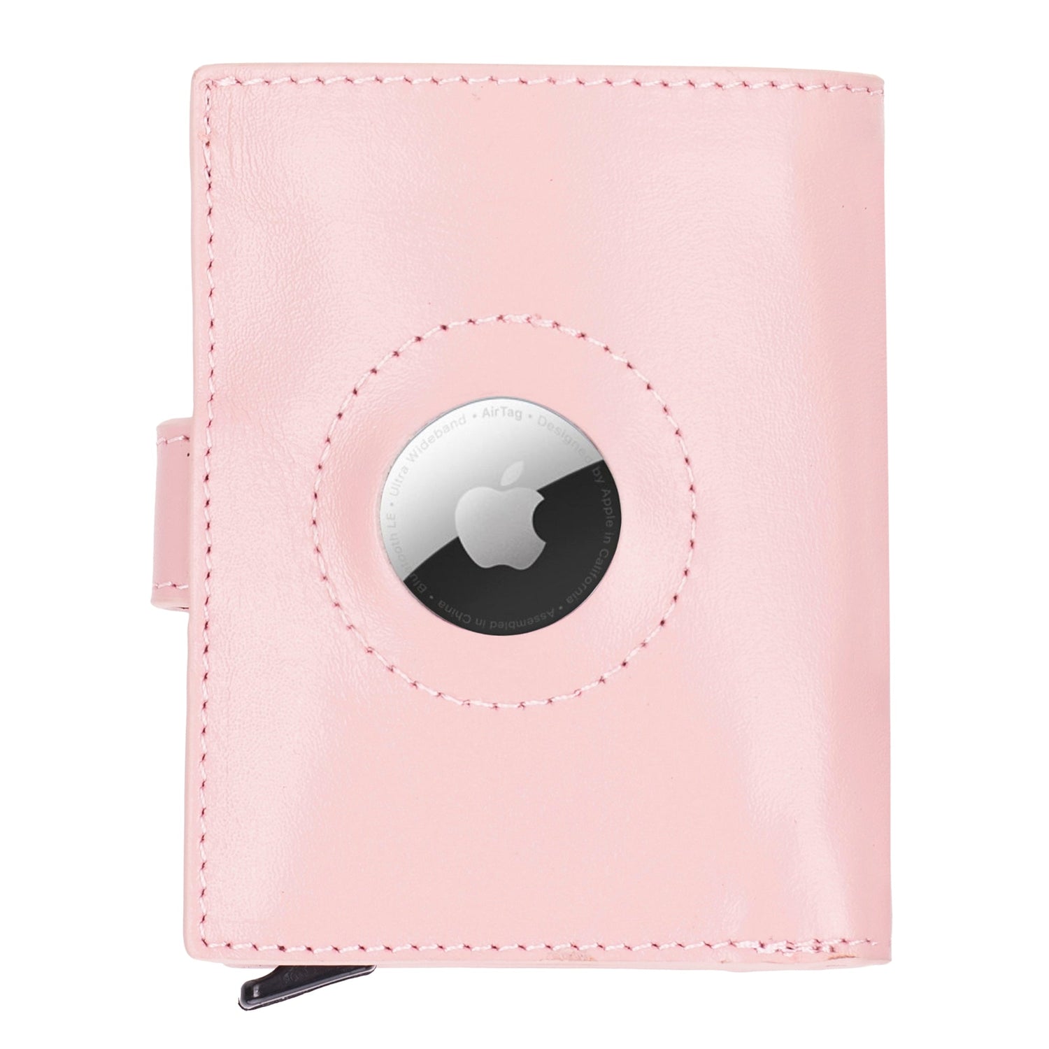 Douglas Genuine Leather Pop-Up Wallet with AirTag Slot - RFID Blocking Cardholder