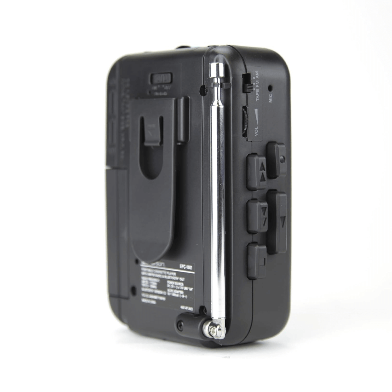 Emerson Portable Cassette Player with Bluetooth Out and Built-In Microphone