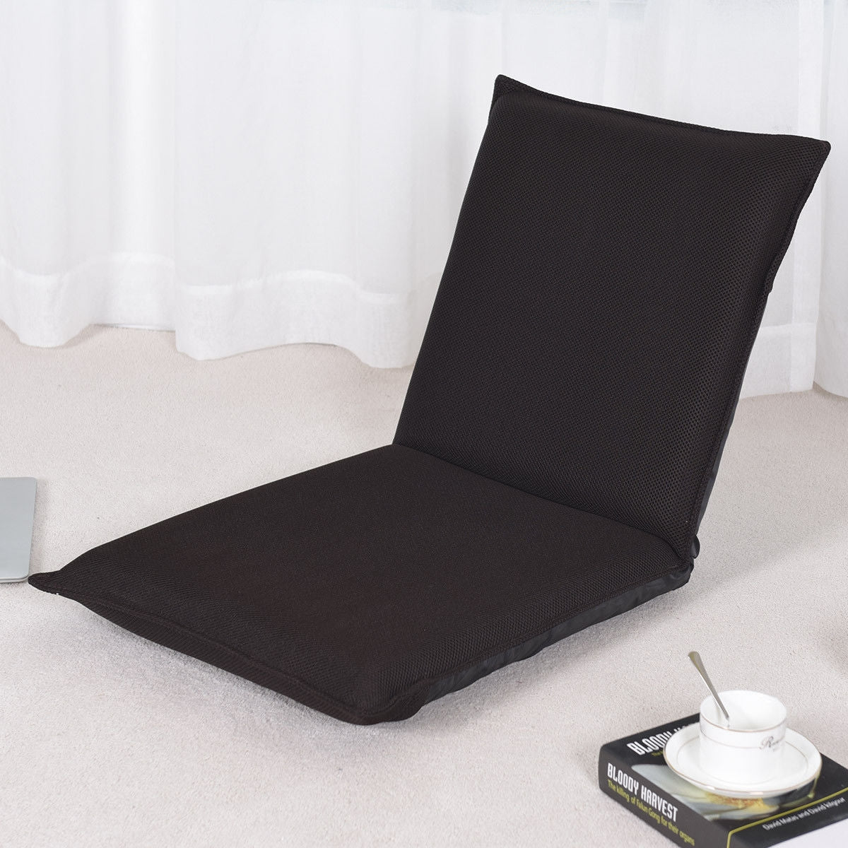 Adjustable 6 Positions Folding Lazy Man Sofa Chair Floor Chair