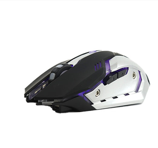 Silent Gaming Mouse with Wireless Charging