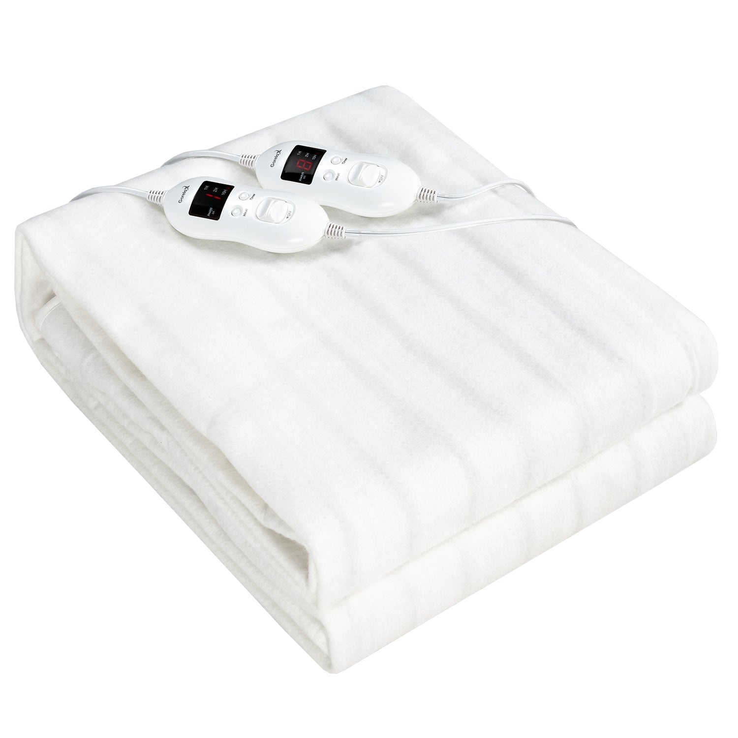 Safe Electric Heated Mattress Pad with 4 Size 8 Temperature 10-Hour Timer
