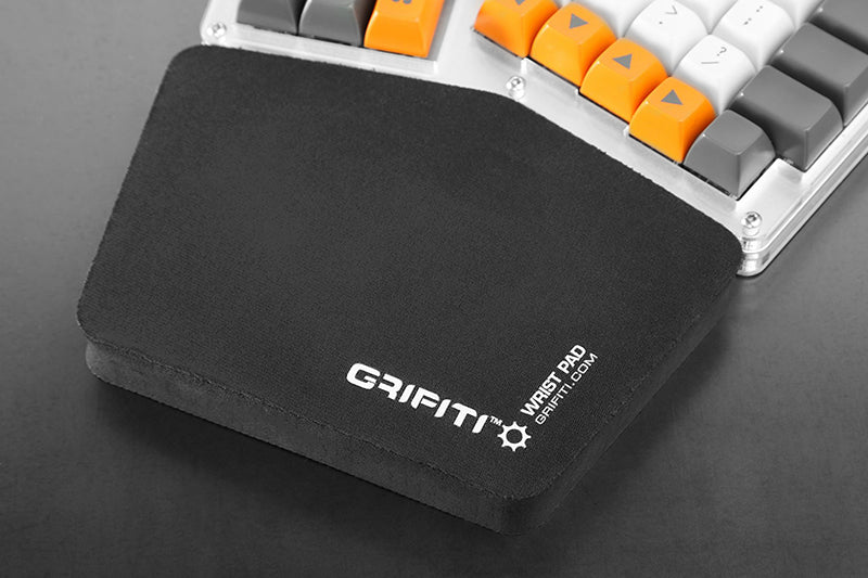 Grifiti Ergodox Fat Wrist Pad Set Nylon Surface Keyboard Wrist and Palm Rests