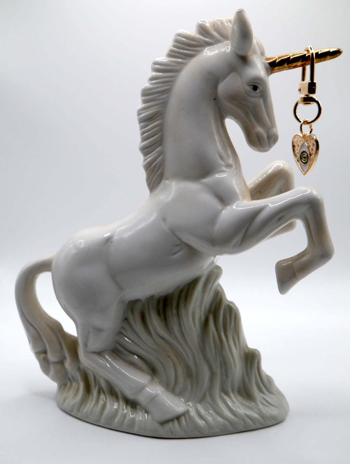 Evil Eye Metal Keychain and Bag Charm