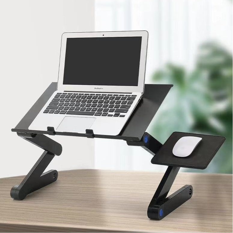 Folding Notebook Computer Desk with Dual Fans for Stability