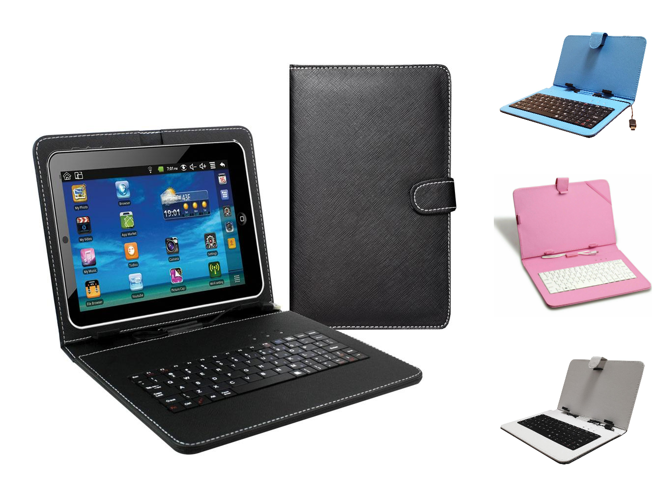 Supersonic 9" Tablet Keyboard and Case (SC-309KB)