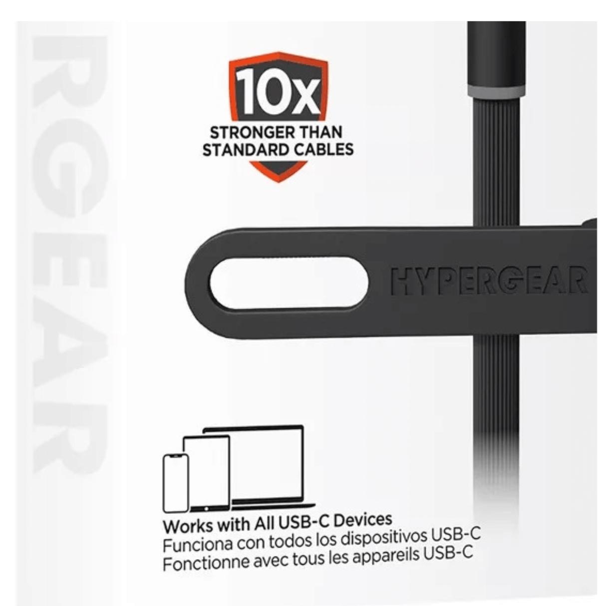 HyperGear Flexi PRO USB-C to USB-C Cable 10ft