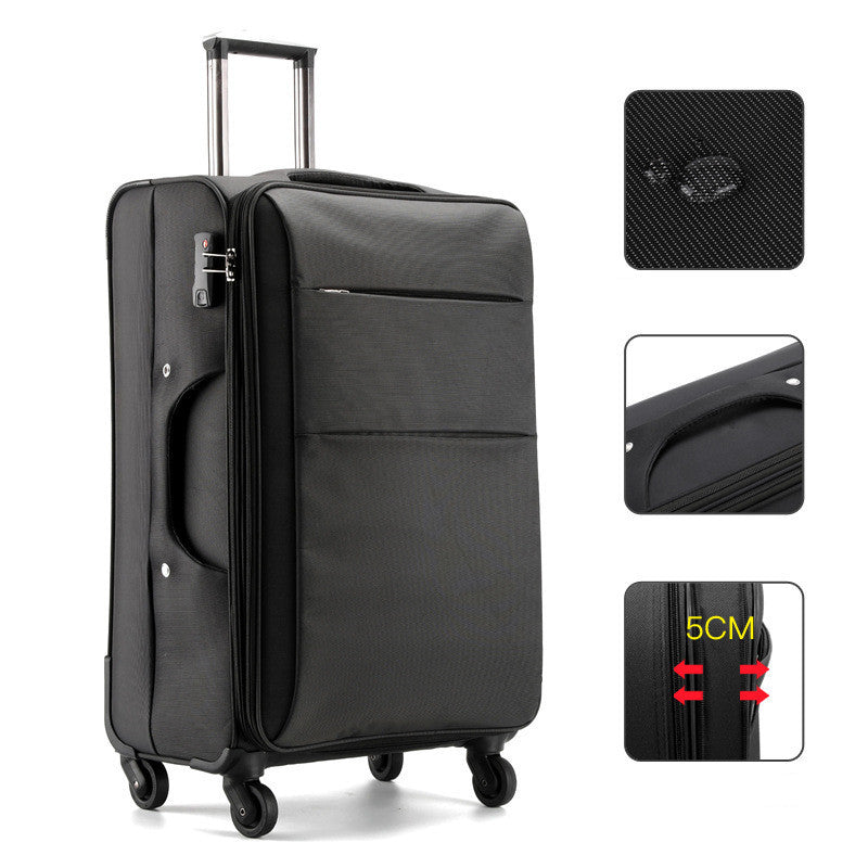 Oxford Bra Business Luggage: Large Capacity with Password Security