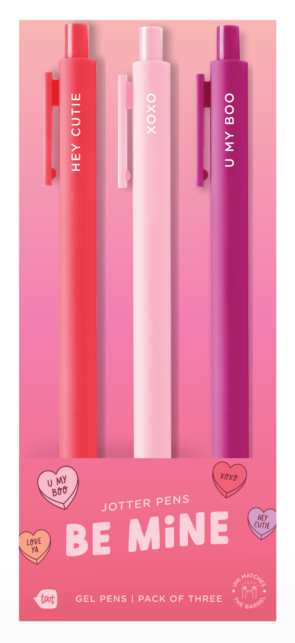 Jotter 3 Pack - Valentine's