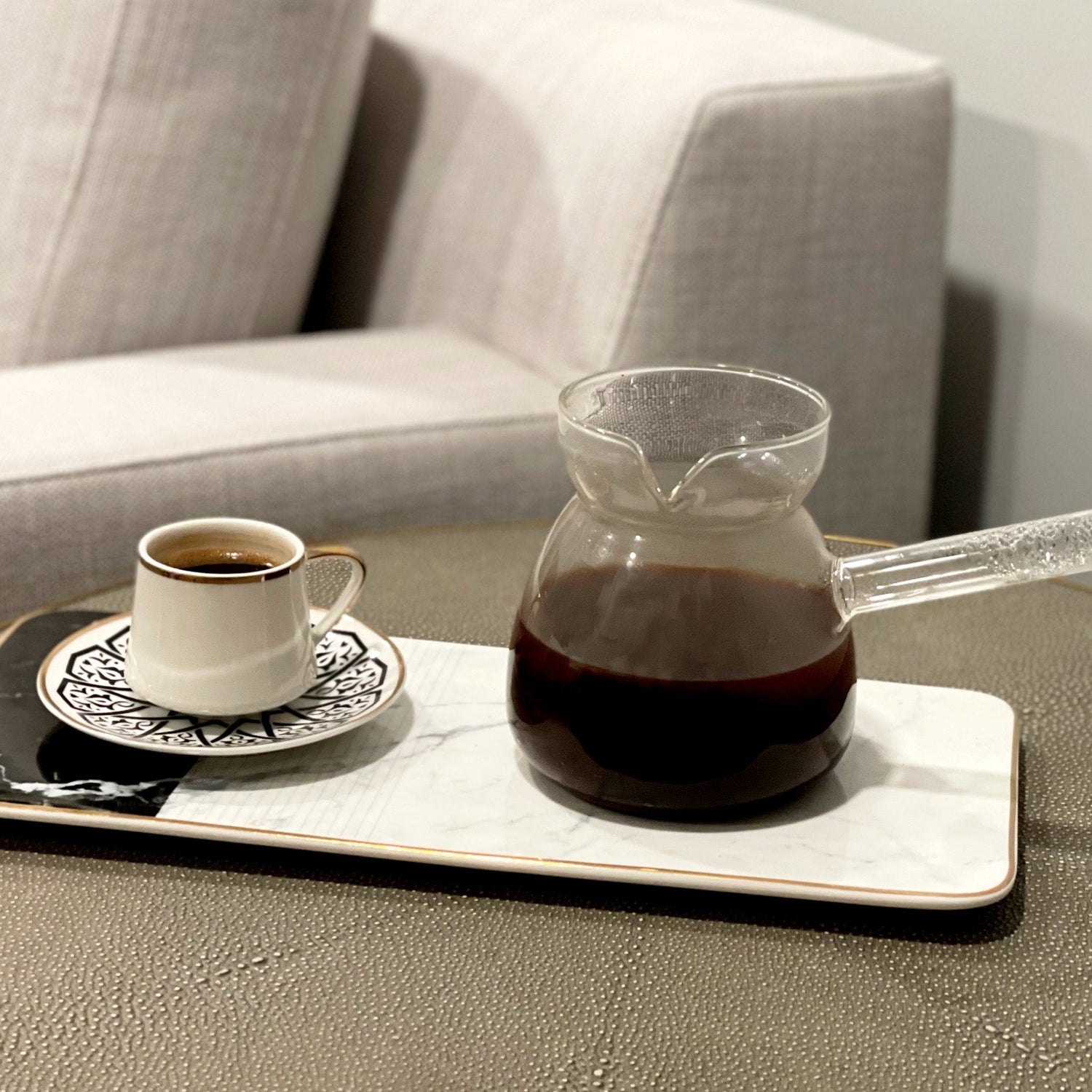 Glass Turkish Coffee Pot