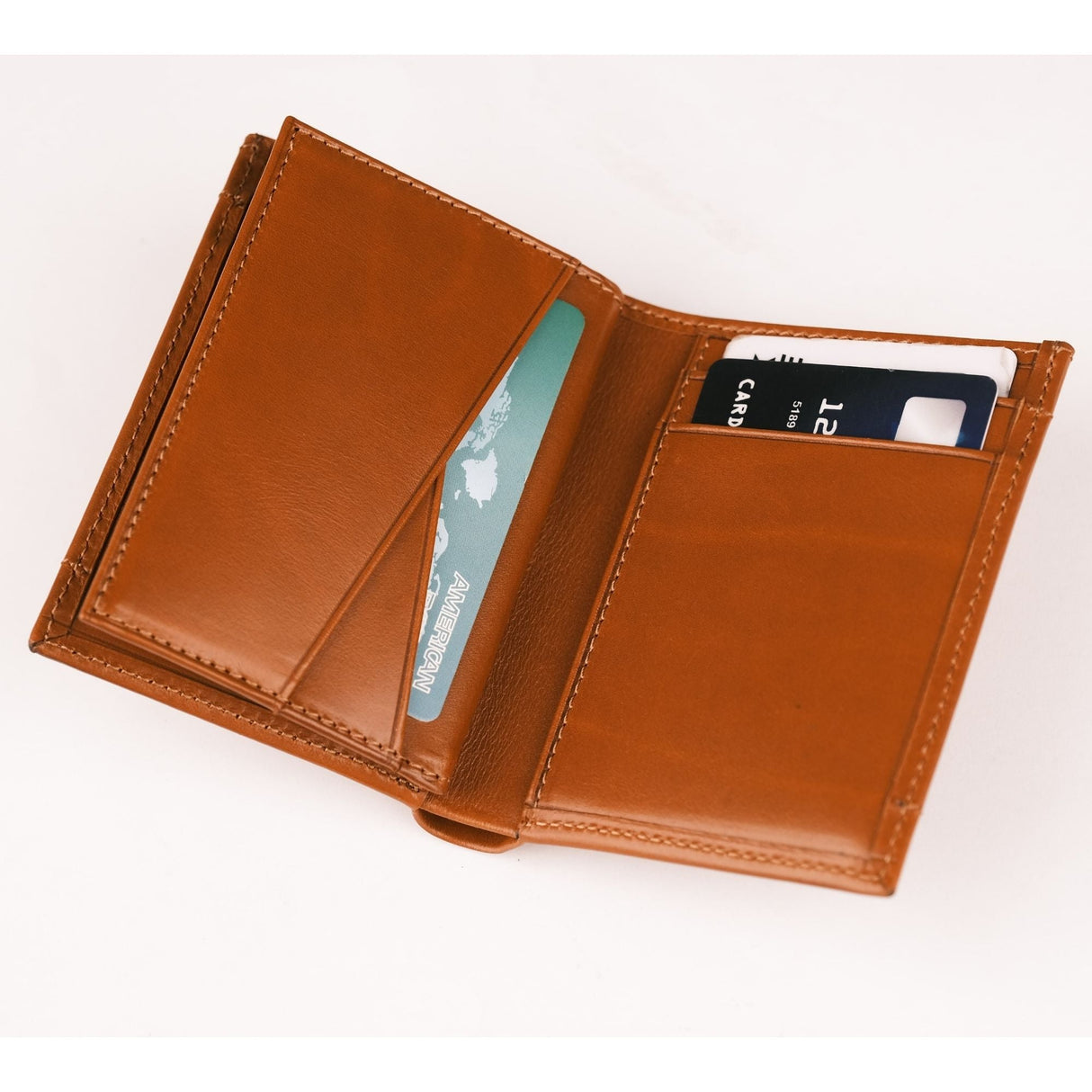 Glendo Apple AirTag Slot Leather Wallet, Handcrafted, Unisex