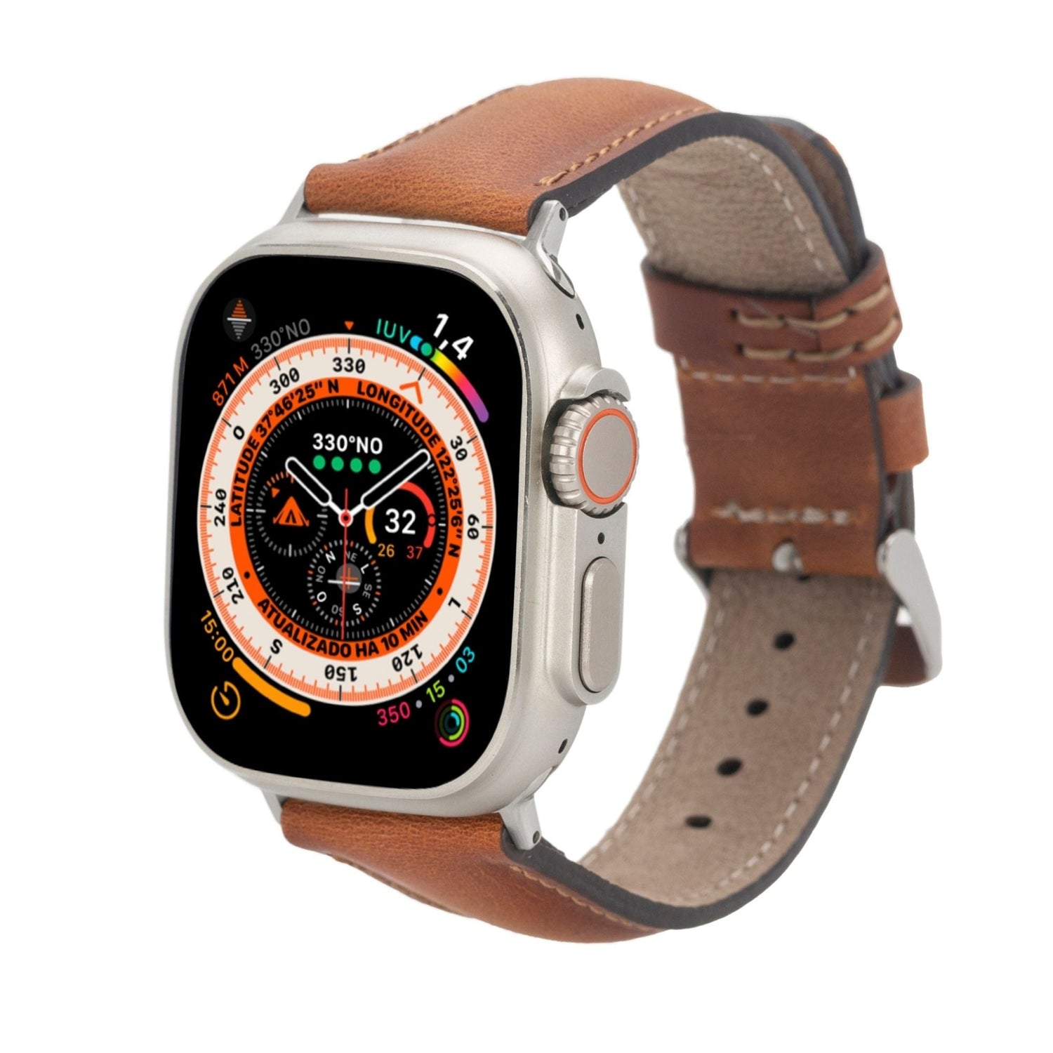 Guernsey Leather Bands for Apple Watch 9, Ultra 2 & SE