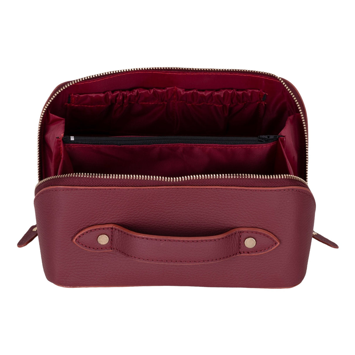 Haines Leather Cosmetic Bag – Stylish & Durable Makeup Bag for Travel