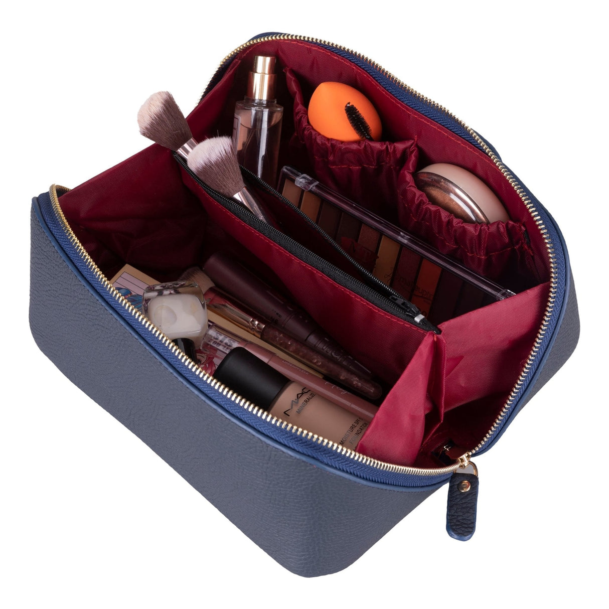 Haines Leather Cosmetic Bag – Stylish & Durable Makeup Bag for Travel