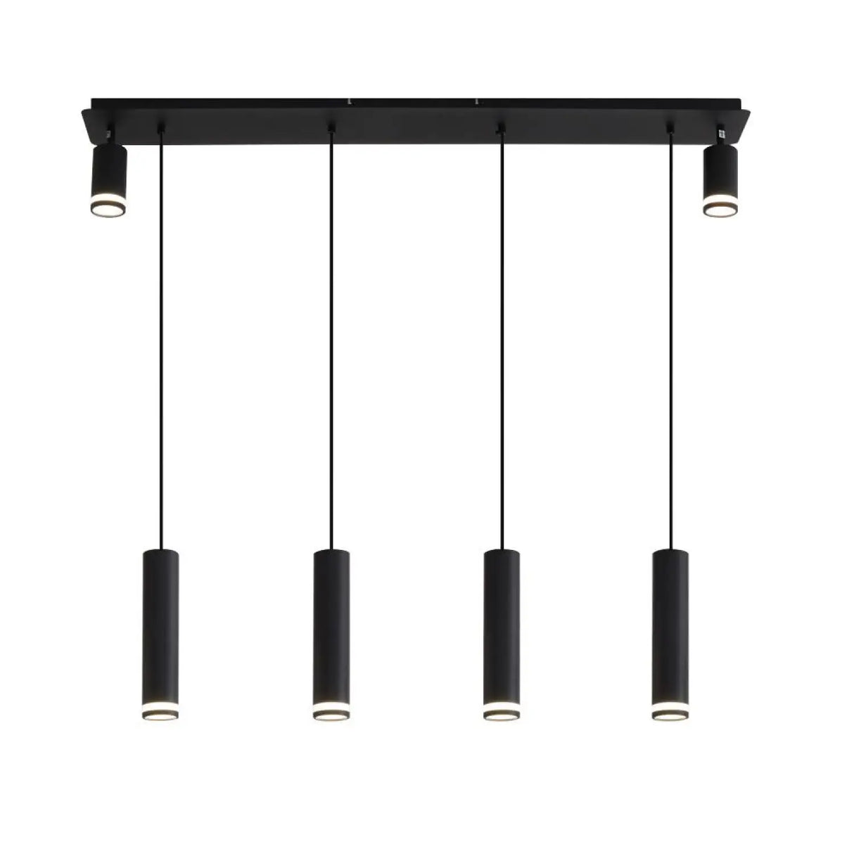 Hanging Light for Modern Kitchen Island with Adjustable Aluminum Spotlights